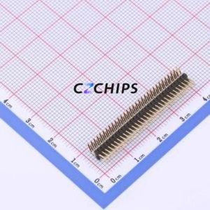 X1321WR-2x31J-C40D18 Pin Header Bent Lead Through Hole,P=1.27mm Connector 2x31P 1.27mm 1.27mm Pin Header - Product Image 1
