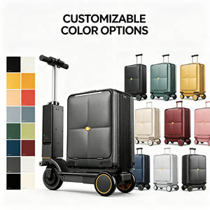 Custom Logo 20 Inch Electrical Motor <strong>Suitcase</strong> Smart Rideable Carry-On Riding Luggage Rotating Wheels Travel <strong>Lightweight</strong> - Product Image 3