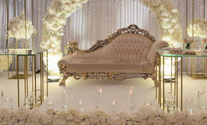 Sofá Romántico para Novios, Sofá Clásico para Recepción de Boda, Conjunto de Muebles para Escenario Nupcial - Product Image 3