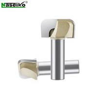 Naseiko personnalisé 180 degrés nettoyage du fond solide routeur peu carbure CNC outils de rainurage du bois