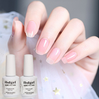 15ml HEMA Free TPO Free Non Toxic Resin UV Base Coat Super Shiny Diamond Gloss Top Coat UV Gel IBdgel Model 8501E
