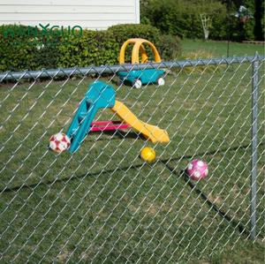 อาคารสวนราคาถูกลวดตาข่ายสีดําไซโคลนตีกรงรั้วลิงค์โซ่ - Product Image 2