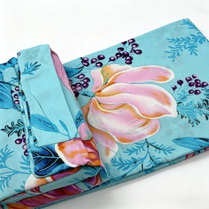 Set di Biancheria da Letto in Poliestere con Stampa Floreale, 6 Pezzi, Misura King Queen, con Lenzuola e Federe per Camera da Letto - Product Image 3