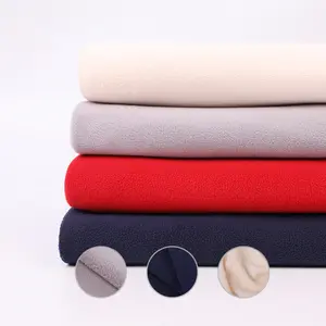 custom polar fleece fabric Anti Pill Super Soft 100% Polyester Brushed Polar Fleece Fabric Garment Material