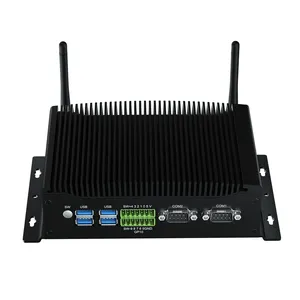 Fabbrica 10th Gen Core i3 Desktop Micro Computer GPIO Dual LAN Triple Display Mini PC industriale Fanless