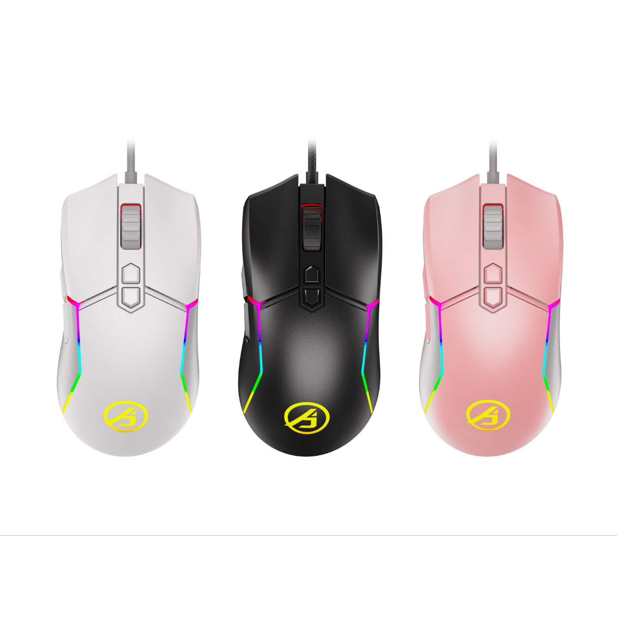 AIMAX Exclusive Private Mold RGB <strong>Gaming</strong> <strong>Mouse</strong> Wired Ergonomic High-Precision Esports Computer <strong>Mice</strong> OEM ODM Custom <strong>Right</strong>-Handed 7