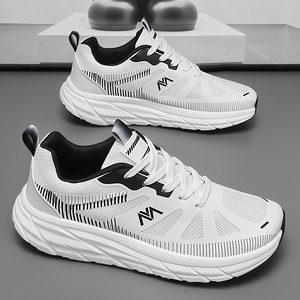 Zapatillas Deportivas Casuales y Cómodas para Hombre, con Cierre de Cordones, Plantilla Ancha y Suela Antideslizante para Cada Temporada - Product Image 3