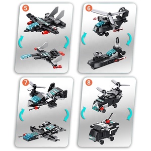 Đồ Chơi Stem Giáo Dục Mầm Non 577 Khối <span class=keywords><strong>Robot</strong></span> Siêu Tiên Phong Tự Làm Đồ Chơi Khối Xây Dựng 12 Trong 1 Cho Trẻ Em - Product Image 4