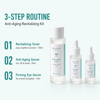 Kit de soin anti-âge Jinmeizan pour tous types de peaux, tonique antioxydant, sérum raffermissant et régénérant, soin liftant et éclaircissant, ensemble de beauté