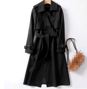 Nuovi Arrivi OEM: Elegante <span class=keywords><strong>Trench</strong></span> Coat da Donna, Stile Lungo, <span class=keywords><strong>Taglie</strong></span> Grandi, per Autunno e Inverno - Product Image 2