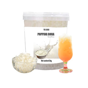 Perles de boba au yaourt parfaites pour les boissons et les garnitures de bubble tea, sac de sucre en vrac, fournitures en gros, prix d'usine réduit - Product Image 3