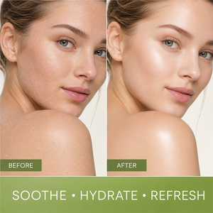 Gel d'aloe vera biologique végétalien en gros pour le soin du visage et du corps, réparateur après-soleil, hydratant quotidien, doux, non irritant et sans huile - Product Image 2