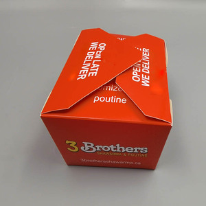 Tùy Chỉnh Dùng Một Lần Chiên Thực Phẩm Salad Carton Các Tông Màu Trắng Hộp Giấy Cho Thức Ăn Nhanh Bao Bì - Product Image 2