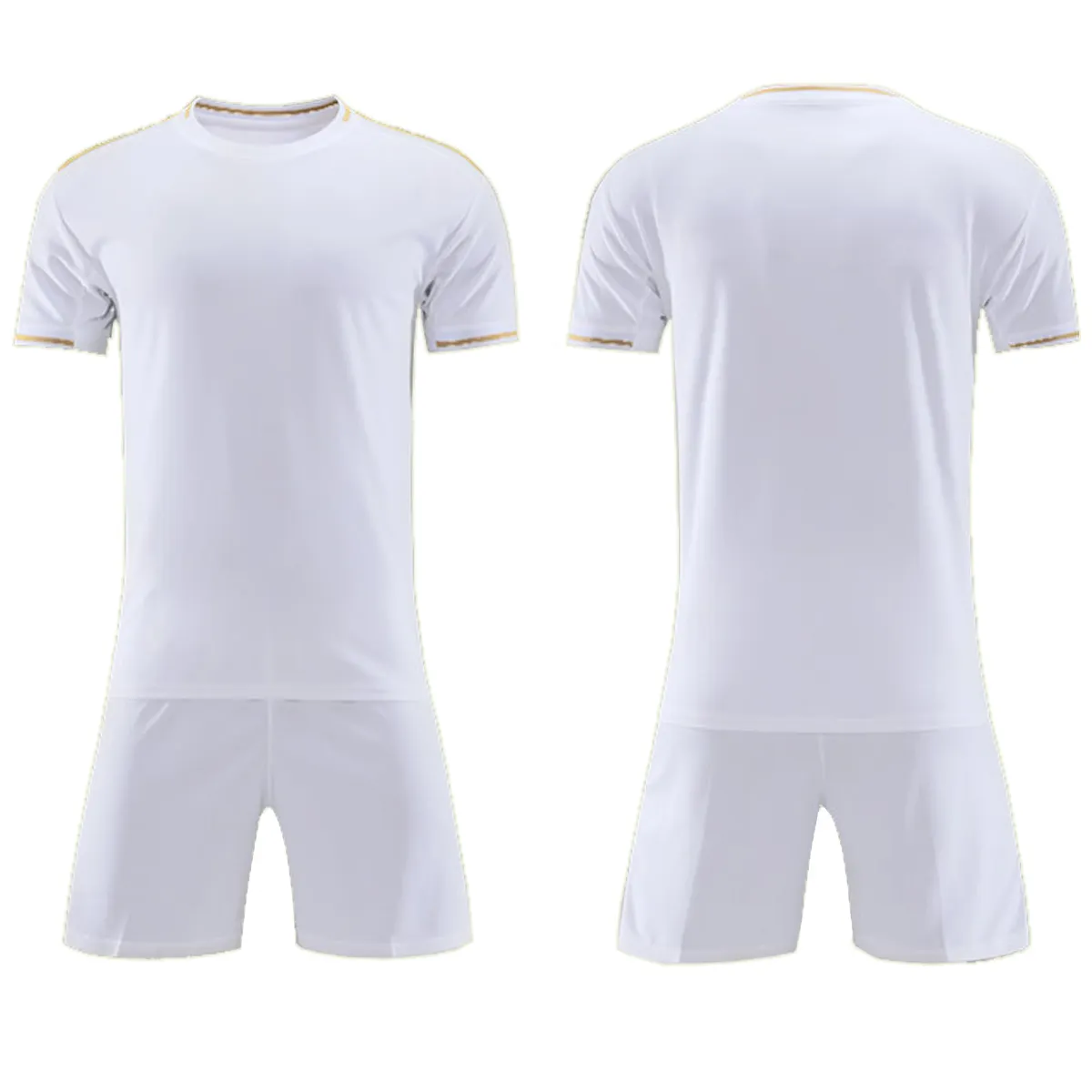 ชุดเครื่องแบบฝึกซ้อมฟุตบอล23 24ชุดเสื้อเจอร์ซีย์ฟุตบอลแบบกำหนดเองเสื้อยืดพิมพ์ลายว่างเปล่า