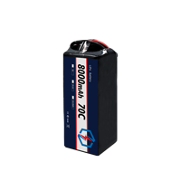 Batterie LiPo à décharge élevée 40C/45C/70C/100C/120C 29.6V 4s 6s 8s 8000mAh 9100mah XT60 XT90 Connecteur pour drone FPV