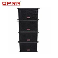 Système de sonorisation professionnel Line Array OP-110 300W AES/1200W Puissance de crête Réponse en fréquence 60Hz-20kHz pour sonorisation de scène de concert
