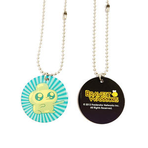 ที่กําหนดเองคุณภาพสูงที่ทันสมัยทองชุบสแตนเลสสร้อยคอโลหะเคลือบเสน่ห์จี้อุปกรณ์เสริมโลหะหัตถกรรม - Product Image 4