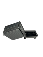 Valise trolley rigide personnalisée de 20 pouces à ouverture frontale, avec cadre en aluminium et structure multicouche, bagage cabine pour les courts séjours