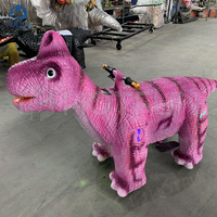 Dinosaure mignon en peluche pour enfants Jeu de course pour enfants 12v Cartoon walking Dinosaur Ride Car