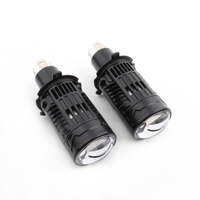 Ampoule de phare LED H4 140W 7000LM, mini projecteur LED, installation par branchement, éclairage automobile haute luminosité