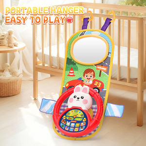 Juguete de Volante Eléctrico para Bebés, Juguete Musical para Colgar en el Coche, Juguete de Conducción para Bebés, Juguete de Volante de Dibujos Animados con Música - Product Image 4