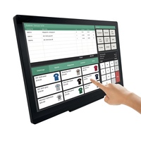 Nouvel écran tactile 21,5 pouces à livraison rapide, résolution 1920*1080, écran large, moniteur tactile capacitif 10 points pour les entreprises