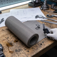 Rouleau de treillis métallique en acier inoxydable, tissage simple, pour usage industriel, durable, plusieurs couleurs, tailles personnalisées selon vos besoins