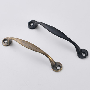 Furniture Handle Bar Zinc Alloy Bronze <b>Black</b> Cabinet Drawer European Style Durable - Product Image 4
