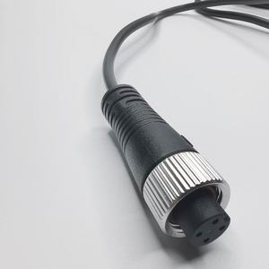 Cable de aviación M12 4P hembra personalizado OEM ODM, impermeable IP67, con aislamiento de PVC y cobre estañado, para uso en máquinas electrónicas - Product Image 4