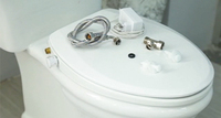 2024 nouveau lancement siège de bidet de toilette double buse autonettoyant pour lavage et femelle