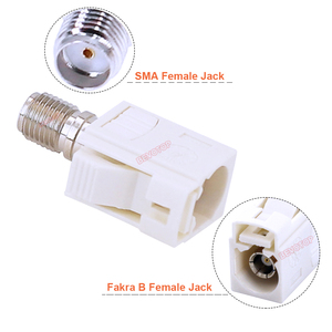 Adaptateur Fakra vers SMA, SMA femelle vers Fakra code A/B/C/<span class=keywords><strong>D</strong></span>/<span class=keywords><strong>E</strong></span>/F/G/H/<span class=keywords><strong>I</strong></span>/<span class=keywords><strong>K</strong></span>/Z, droit, 50 ohms, adaptateur SMA Fakra, connecteurs coaxiaux RF - Product Image 4