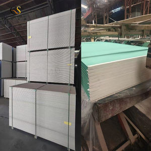 Panneau de gypse personnalisé de 9.5mm Panneau de cloison sèche au design moderne Panneau de plâtre de construction en papier - Product Image 3