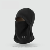 Masque d'hiver chaud pour l'extérieur, pour adultes, hommes et femmes, avec protection contre le vent, doublure en velours polaire pour moto, ski, vélo