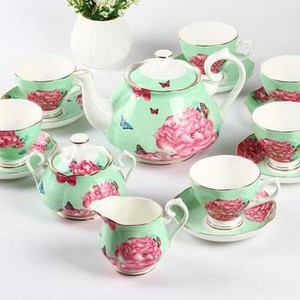 Discount Promotion European Luxury Ceramic Porcelain Eco-Friendly Afternoon <b>Tea</b> Coffee <b>Set</b> - Product Image 3