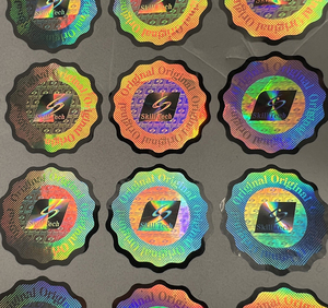 Tùy chỉnh in ấn tự dính Holographic phim Hologram Sticker UV Hologram Làm xáo trộn rõ ràng Sticker Hologram - Product Image 4