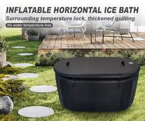 Vanace bagno di ghiaccio doccia portatile per il recupero di sport disegno spazzolato vasca da bagno di ghiaccio gonfiabile tuffo freddo per refrigeratore d'acqua - Product Image 5