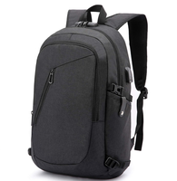 RAYLON Tas Ransel Laptop Multifungsi Oxford Berkualitas Tinggi dengan Port Pengisian Daya USB Desain Tahan Air untuk Bisnis, Sekolah, dan Perjalanan
