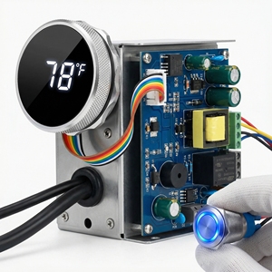 โมดูลควบคุมเตาไฟฟ้า - จอแสดงอุณหภูมิแบบดิจิตอลพร้อมแผงควบคุม PCB และปุ่ม LED - Product Image 1