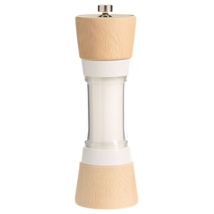 Molinillo de Sal Pisa de 18 cm, Acrílico Natural, Manual, para Uso en la Cocina - Product Image 3