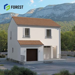 Villas modulaires modernes en structure légère en acier pour la vie et les vacances, conception personnalisée, maison de vacances préfabriquée - Product Image 1