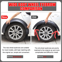 4 Pièces Extensions d'ailes universelles larges pour AUDI A3 A4 A5 S3 S4 S5 RS5 S-line A6 A7 A8 TT