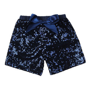 Pantalones de Lentejuelas Brillantes para Niños, Shorts Dorados para Bebés, Venta al Por Mayor - Product Image 6