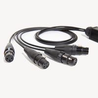 Adaptateur multipaire SNA101 Yinyu 4 canaux 1m RJ45 vers XLR femelle avec boîtier en aluminium pour équipement de sonorisation et de studio