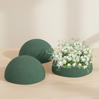 Fleurs artificielles écologiques, blocs de mousse florale humide, boule sphérique verte longue durée, bouquet DIY et arrangements floraux