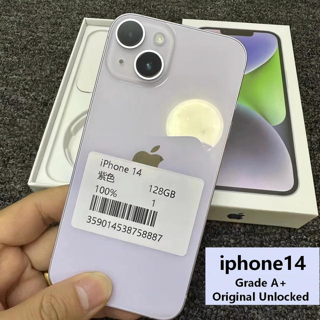 Bulk Order Used iPhone 14 Original Unlocked Fully Functional128/256GB Wholesale Price