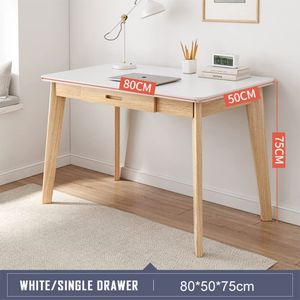 Minimalist Modern Nordic Room Study Student Computer Table Home Furniture Office <strong>Desk</strong> Bedroom Bamboo <strong>Wooden</strong> Writing <strong>Desk</strong> - Product Image 3