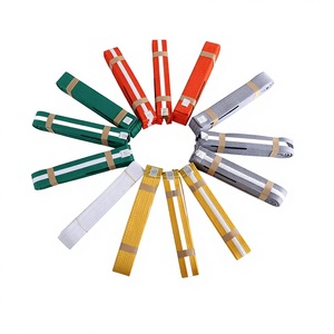 Cinturón de Jiu Jitsu Brasileño al por Mayor, Cinturón de Rango de BJJ Personalizado de Algodón, Fabricante de Uniformes de Artes Marciales OEM - Product Image 1