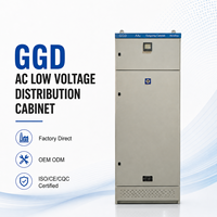 Armoire de distribution d'alimentation CA basse tension GGD, triphasée 380V, norme GB, panneau de commande direct usine pour projet de centre de données