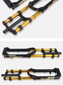 <span class=keywords><strong>Fourche</strong></span> à air en alliage WAKE BST pour VTT, double suspension, 27,5 et 29 <span class=keywords><strong>pouces</strong></span>, amortissement réglable, débattement de 150 mm, tube interne de 36 mm - Product Image 2