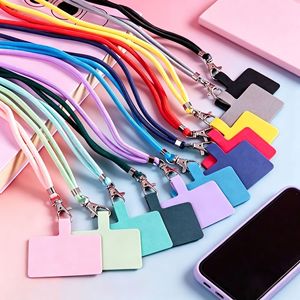 Phone Lanyard Tpu Multicolor Metal Buckle Adjustable Length Neck Strap Crossbody Phone Case Anti Loss Straps - Product Image 1